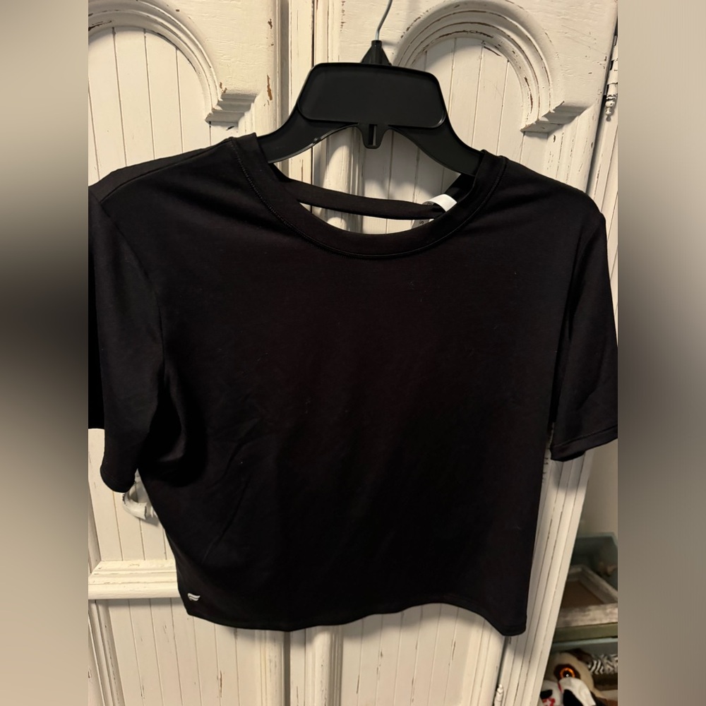 Black nwt xxs fabletics with open back
